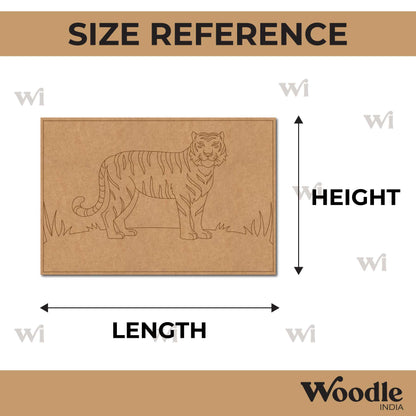 Tiger Pre Marked Base MDF Design 1