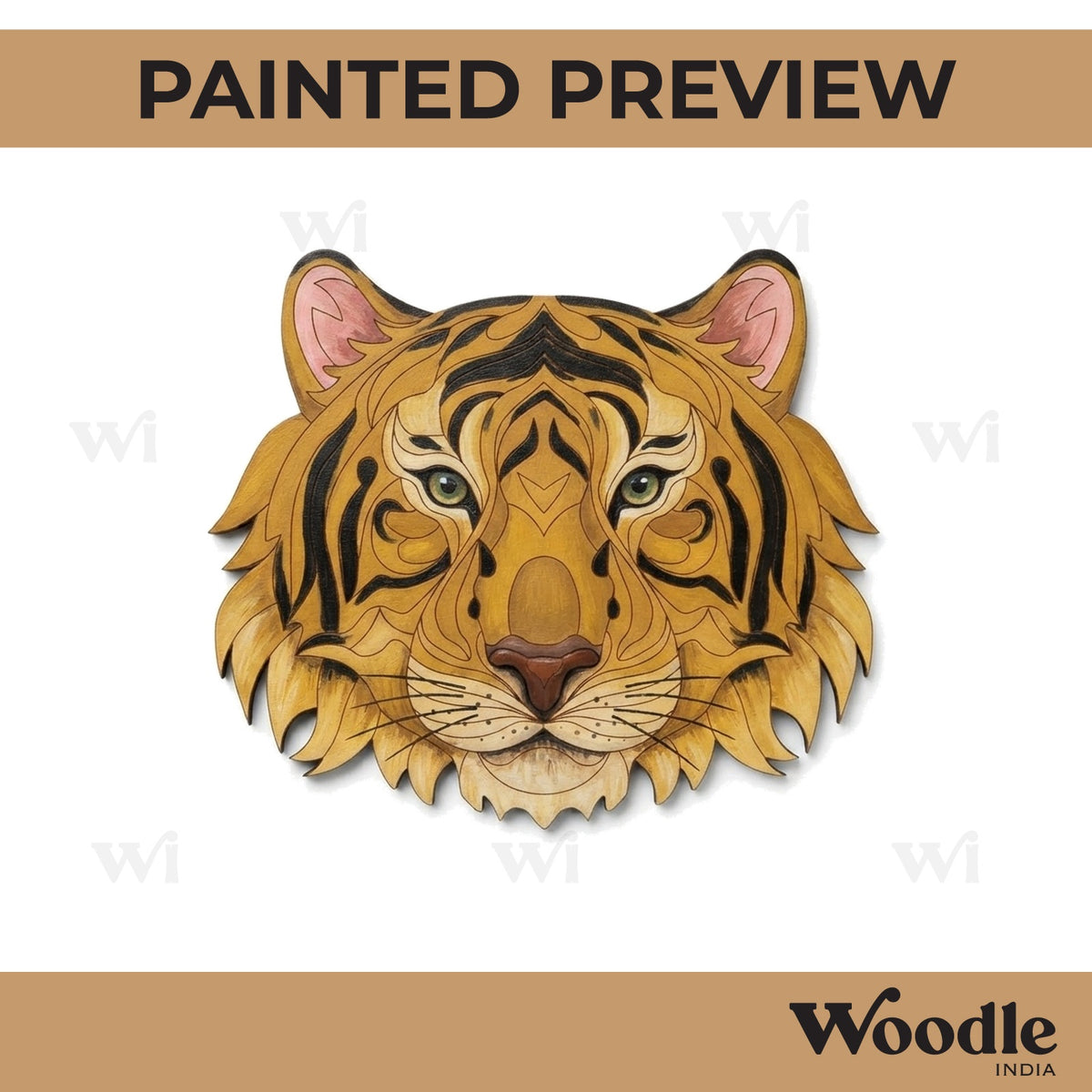 Tiger Pre Marked Base MDF Design 2