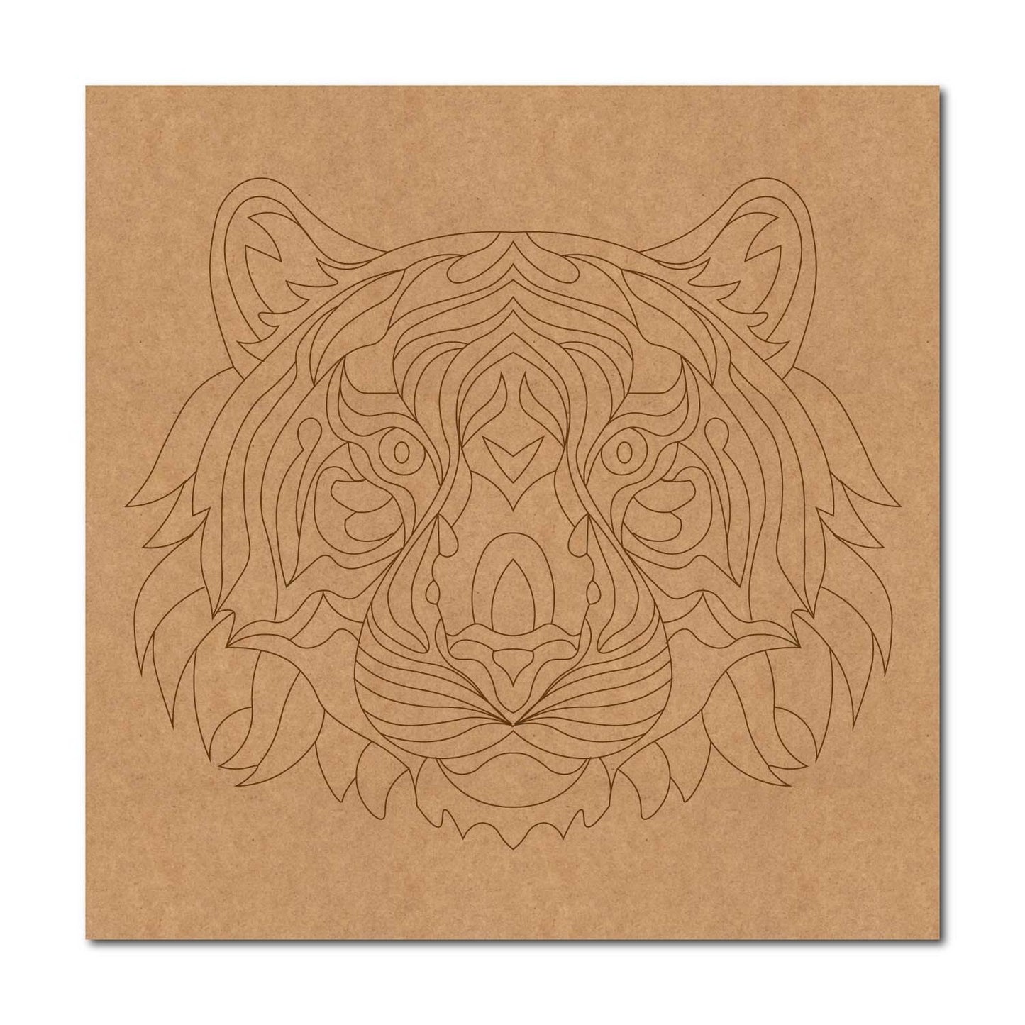 Tiger Pre Marked Base MDF Design 2