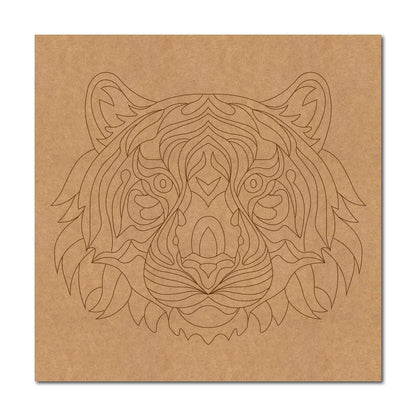 Tiger Pre Marked Base MDF Design 2