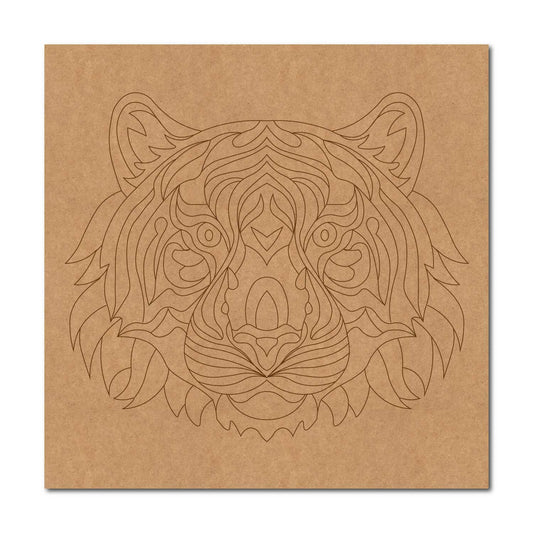 Tiger Pre Marked Base MDF Design 2