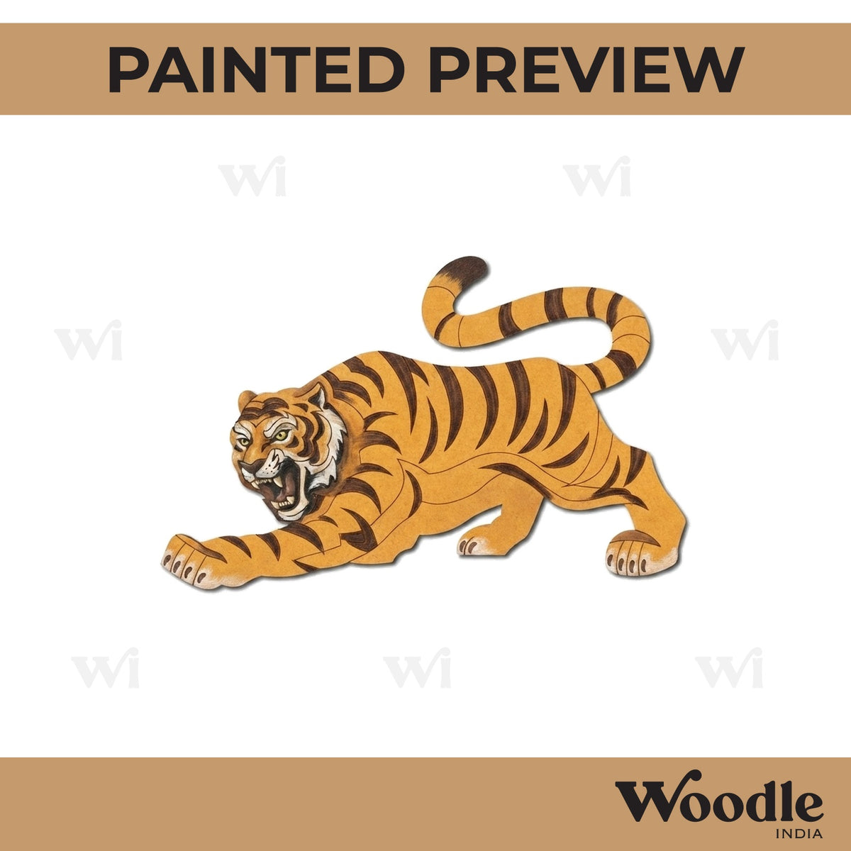 Tiger Pre Marked MDF Design 10