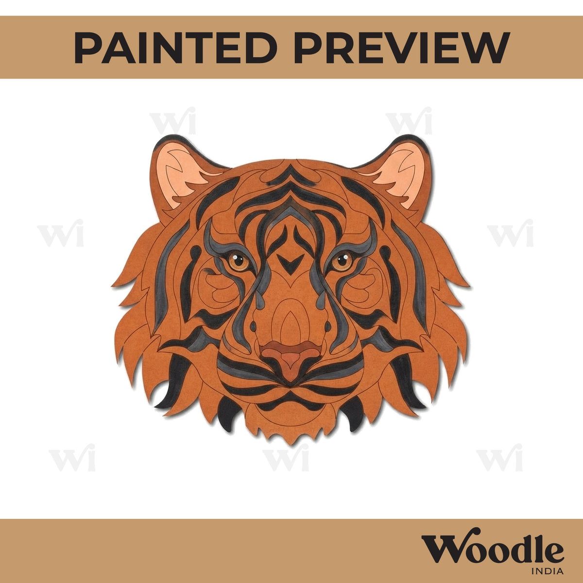 Tiger Pre Marked MDF Design 12