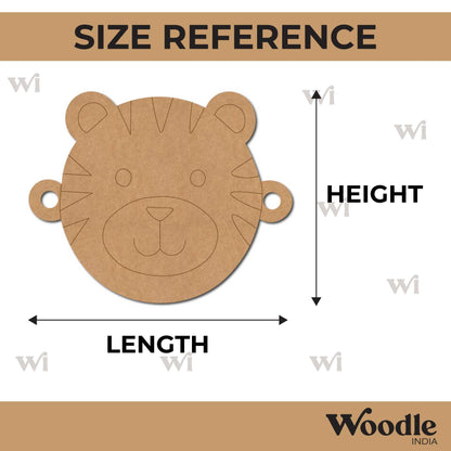 Tiger Rakhi Pre Marked MDF Design 1