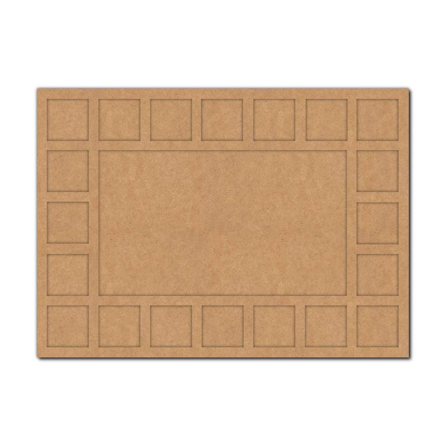 Tiles Rectangle Nameplate Base MDF Design 1