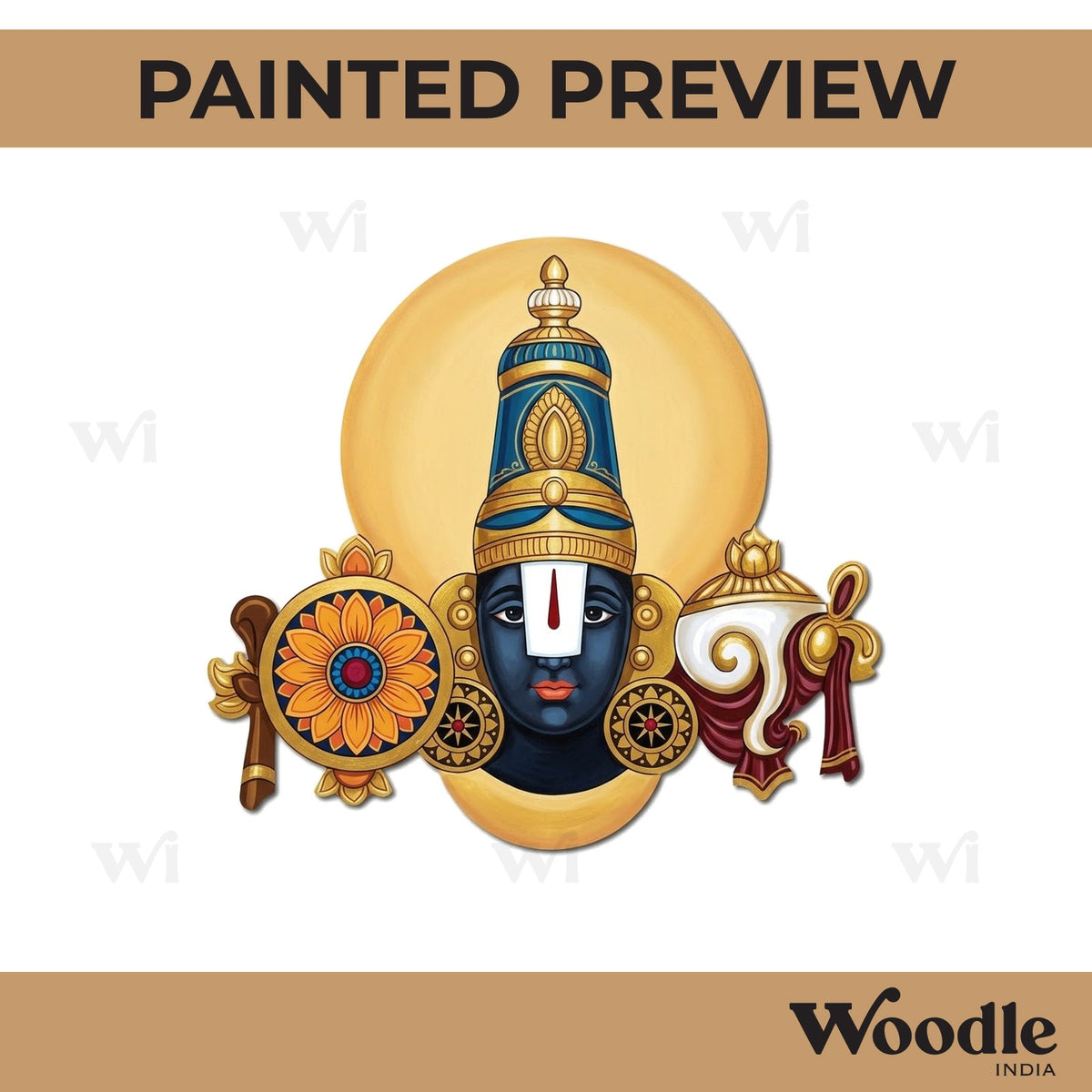 Tirupati Balaji Pre Marked MDF Design 1