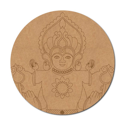 Tirupati Balaji Pre Marked Round MDF Design 1