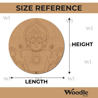 Tirupati Balaji Pre Marked Round MDF Design 1