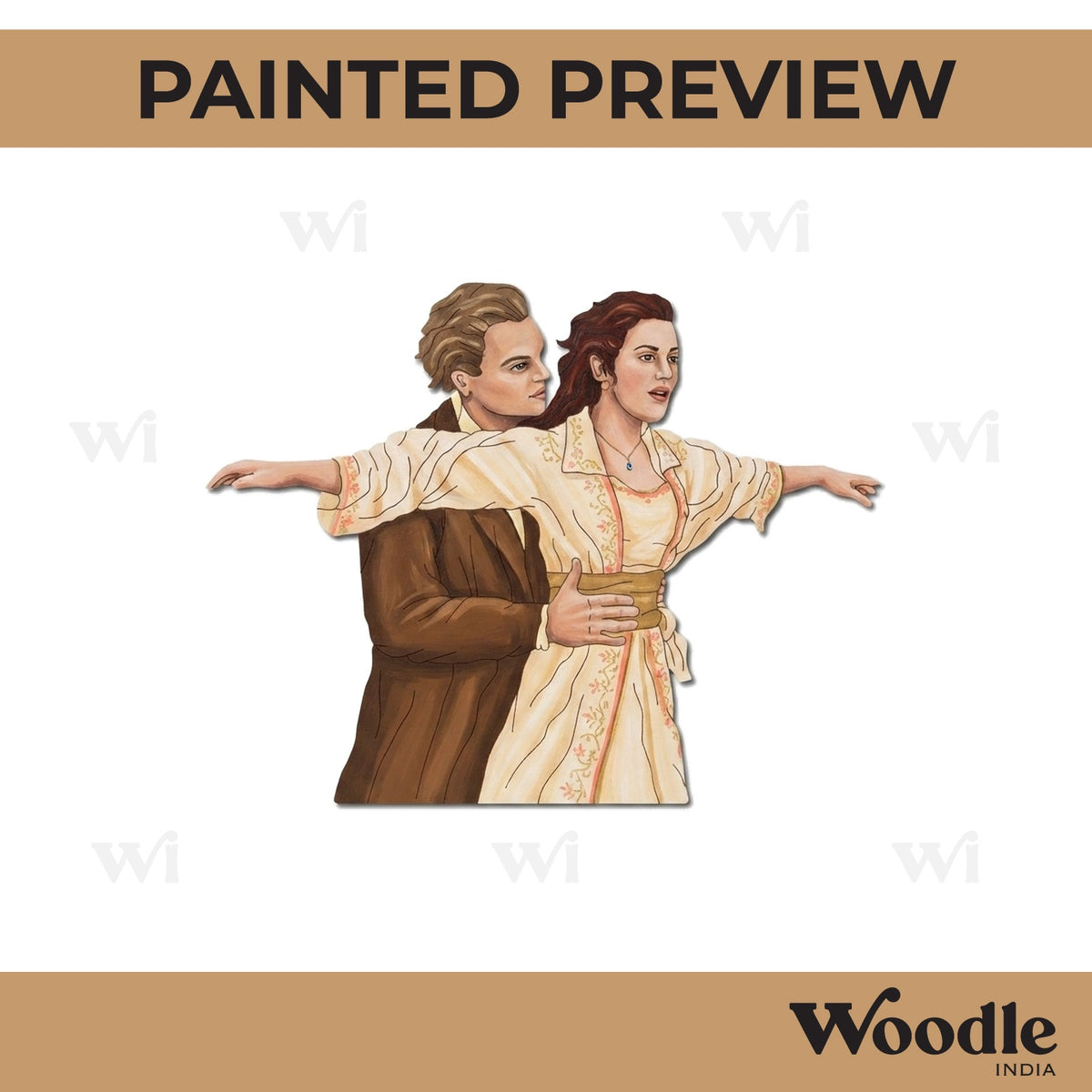 Titanic Scene Pre Marked MDF Design 1