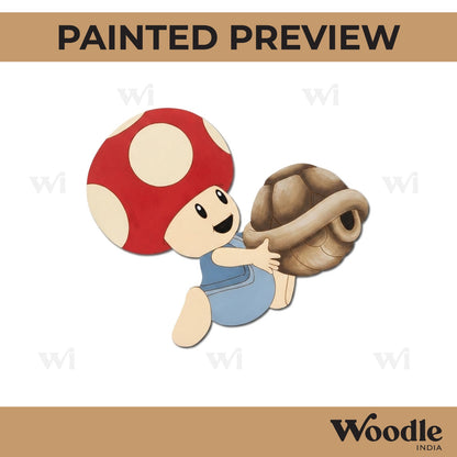 Toad Super Mario Pre Marked MDF Design 1