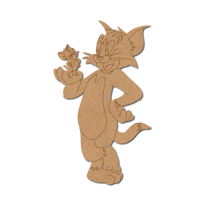 Tom And Jerry Pre Marked MDF Design 1