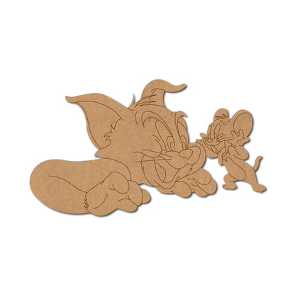 Tom And Jerry Pre Marked MDF Design 2