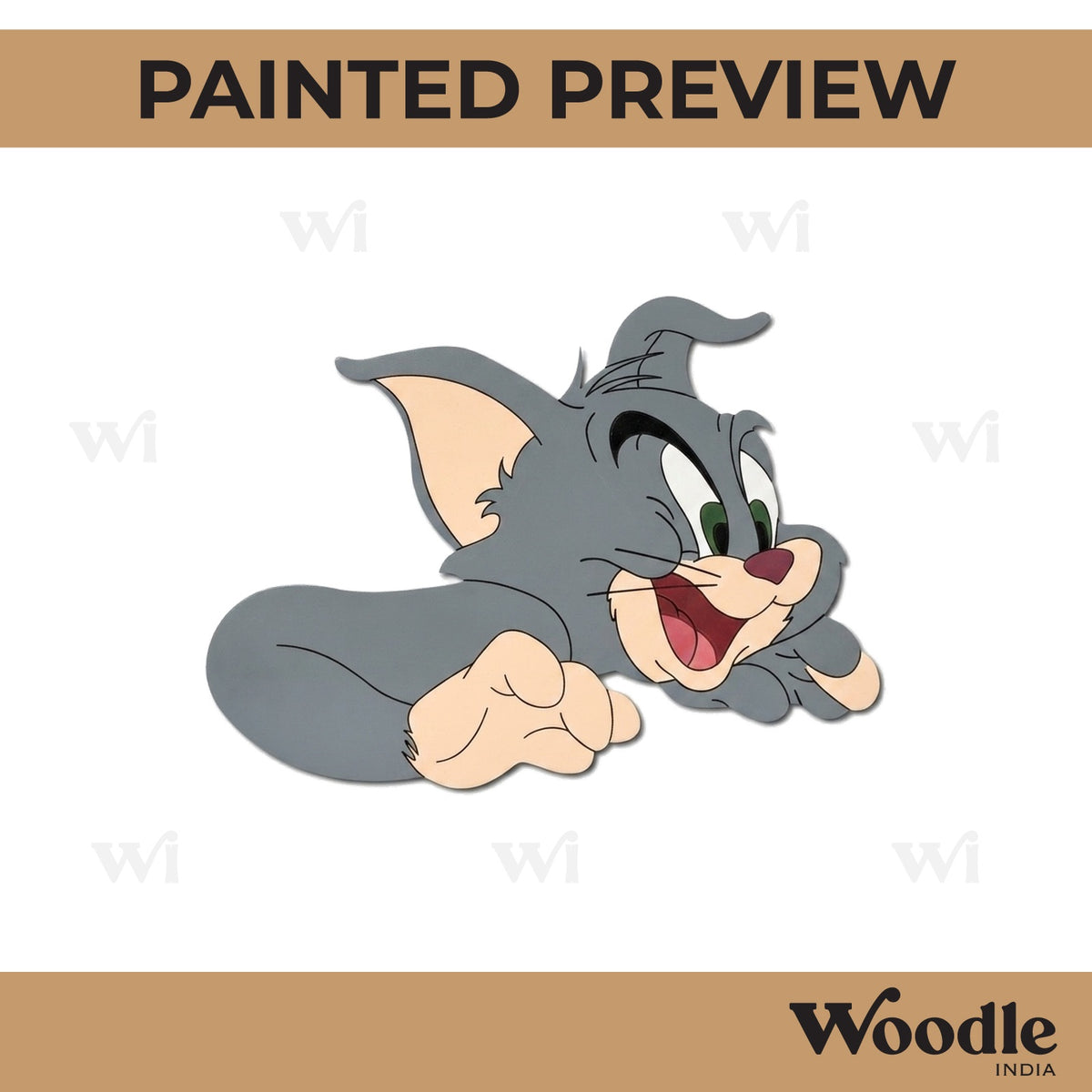 Tom Cat Pre Marked MDF Design 1