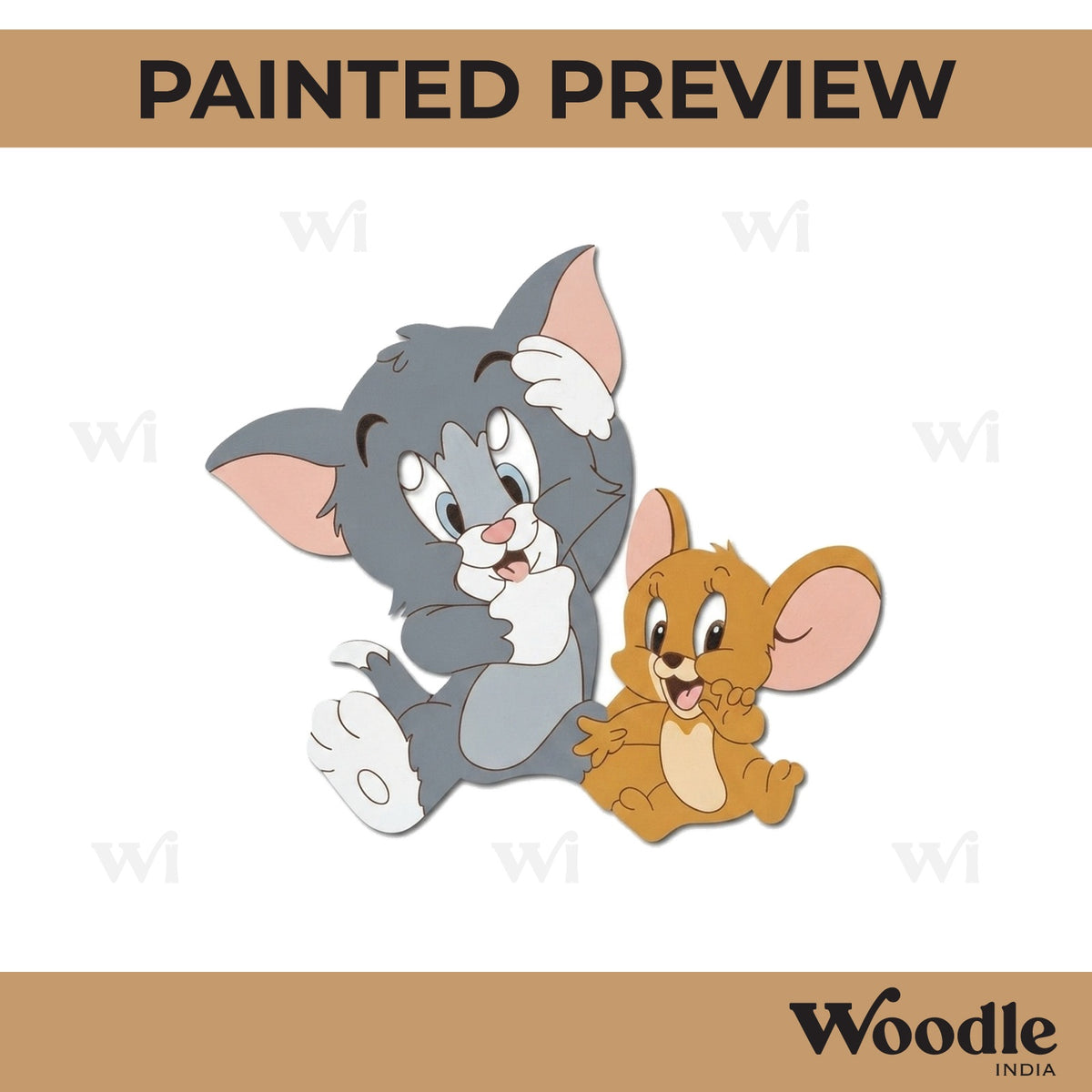 Tom & Jerry Pre Marked MDF Design 1