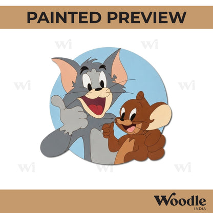 Tom & Jerry Pre Marked MDF Design 3