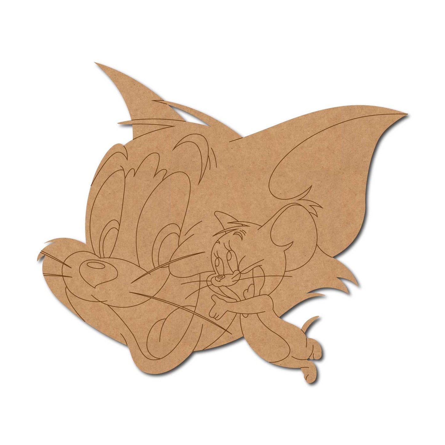 Tom & Jerry Pre Marked MDF Design 5