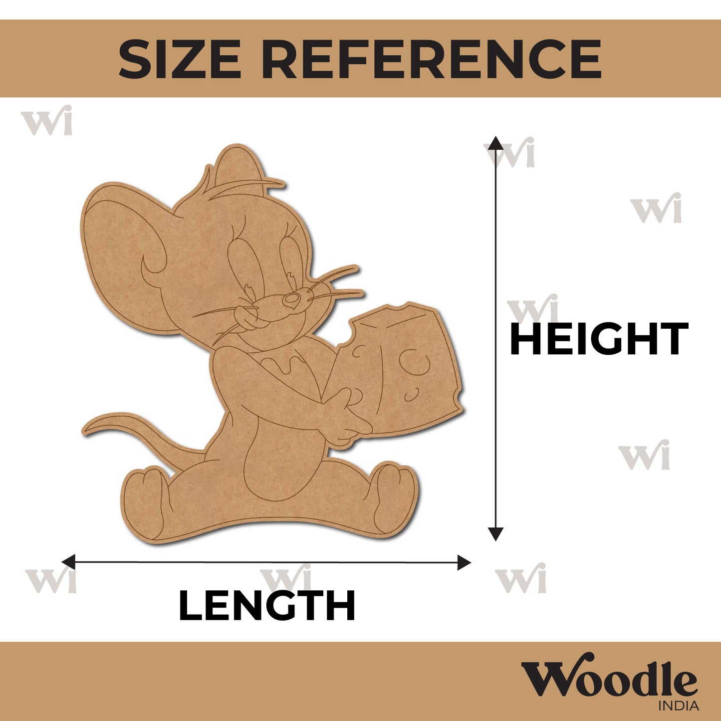Tom & Jerry Pre Marked MDF Design 6