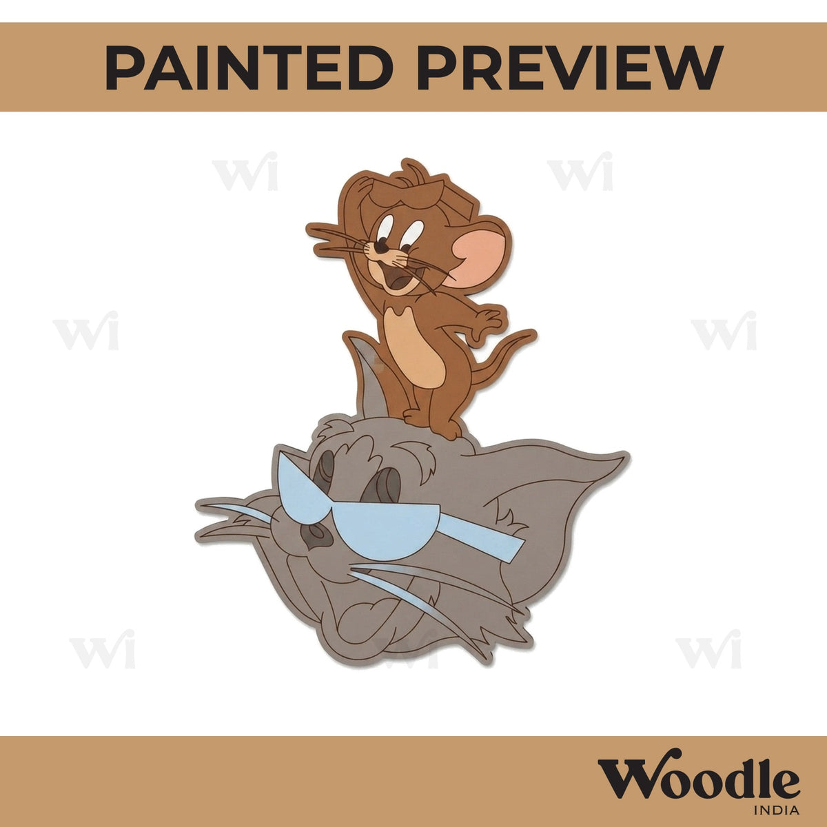 Tom & Jerry Pre Marked MDF Design 7