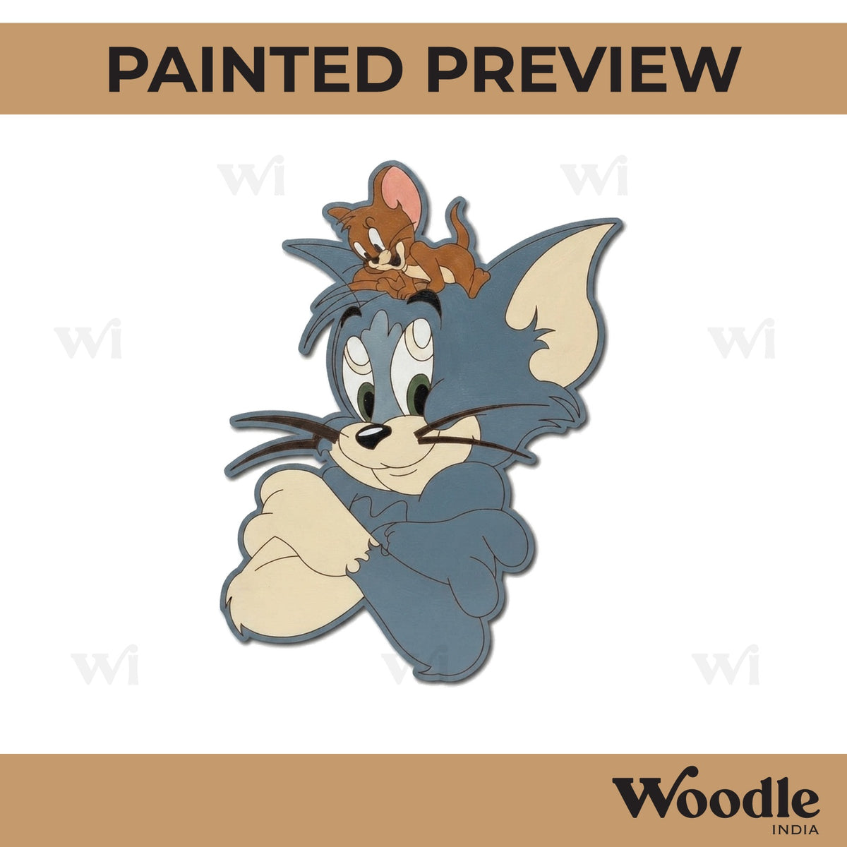 Tom & Jerry Pre Marked MDF Design 8