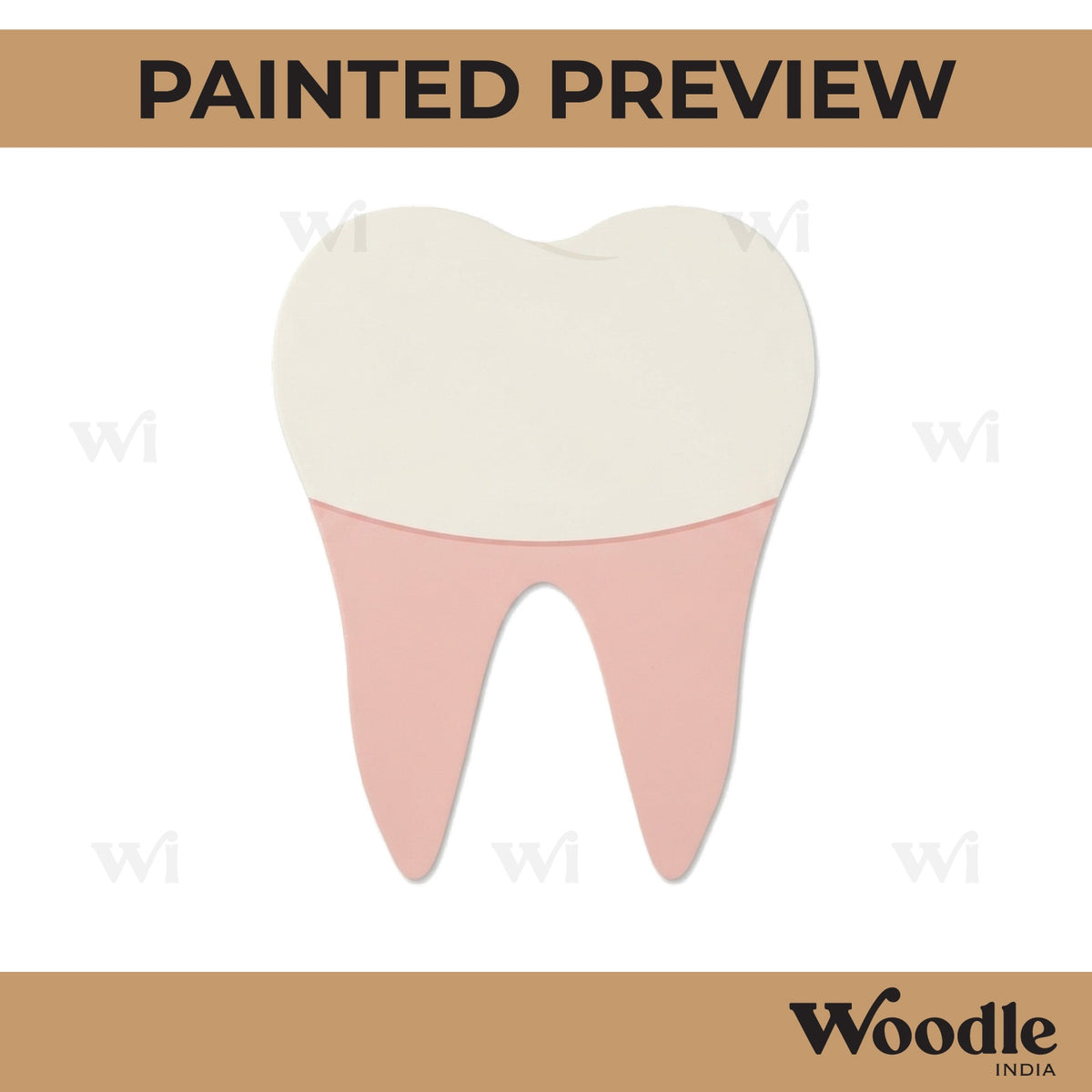 Tooth Cutout MDF Design 1