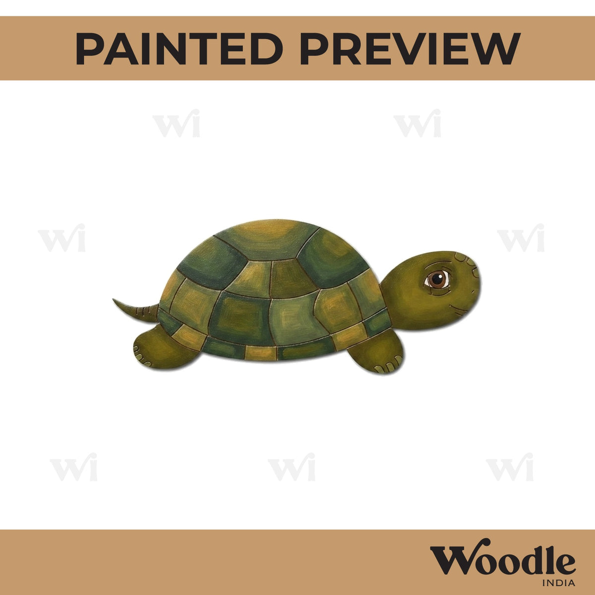 Tortoise Pre Marked MDF Design 4