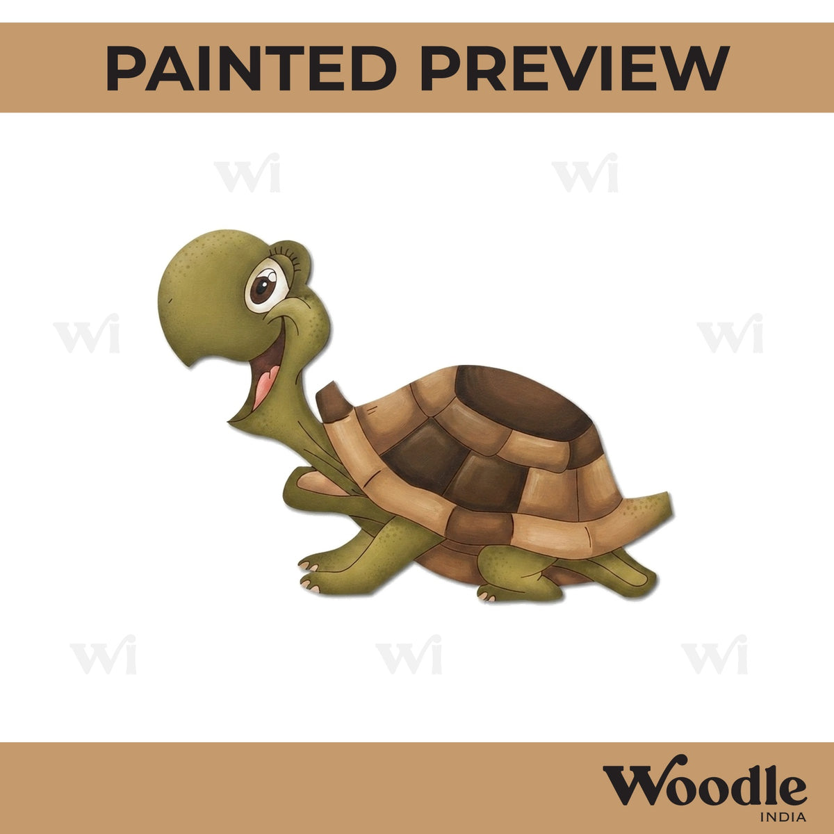 Tortoise Pre Marked MDF Design 5