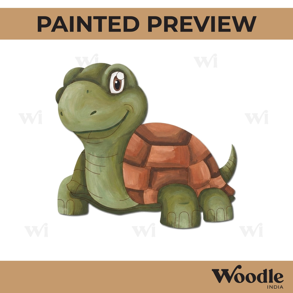 Tortoise Pre Marked MDF Design 6