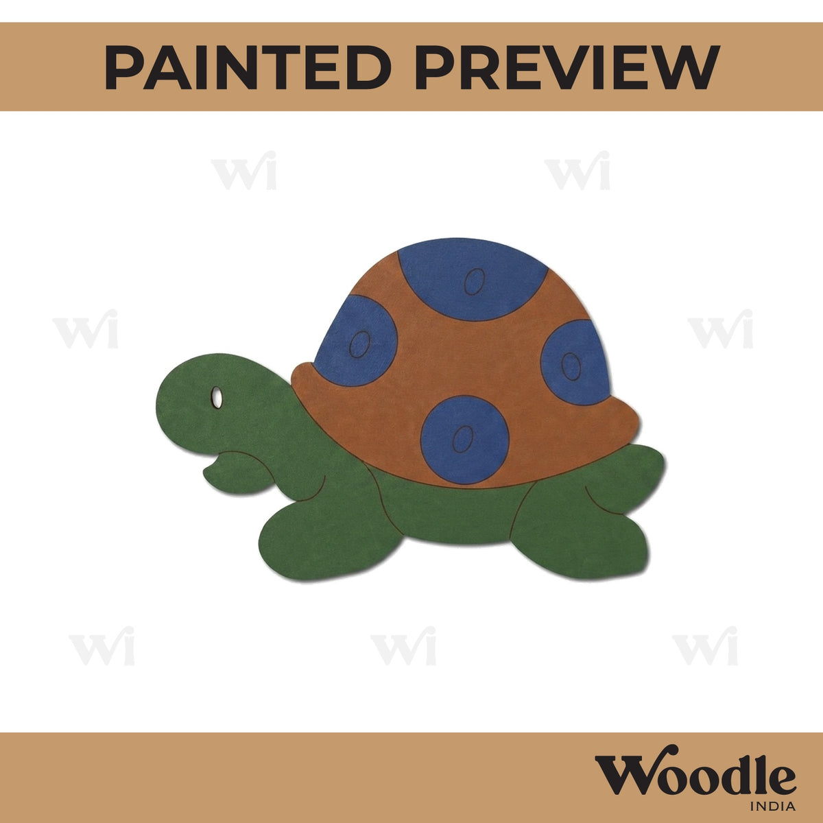 Tortoise Pre Marked MDF Design 8