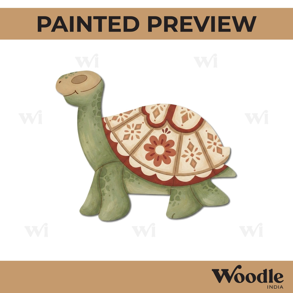 Tortoise Pre Marked MDF Design 9
