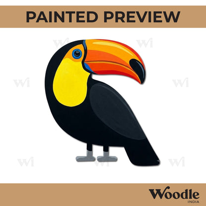 Toucan Bird Cutout MDF Design 2