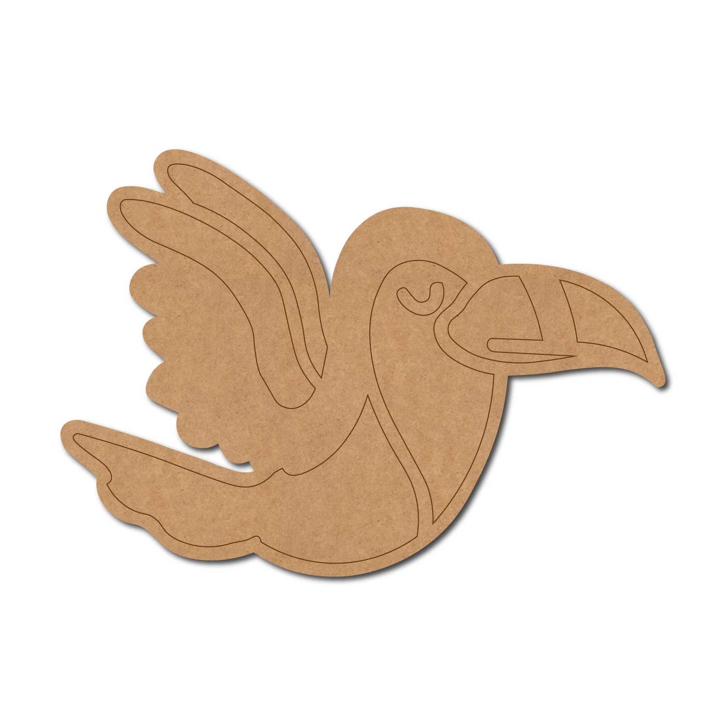Toucan Bird Pre Marked MDF Design 2