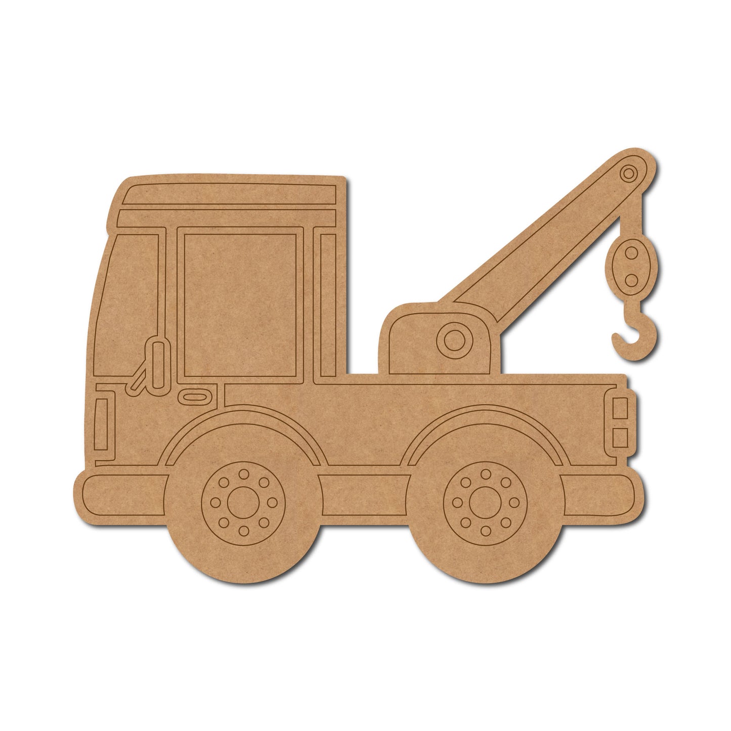Towing Truck Pre Marked MDF Design 1