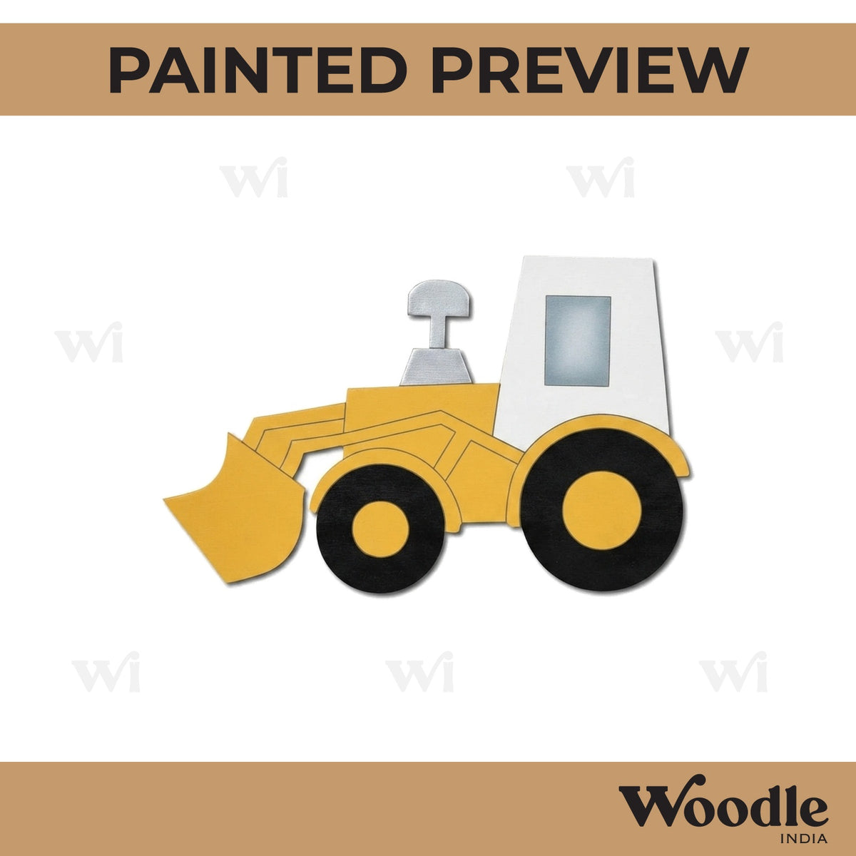 Tractor Pre Marked MDF Design 6