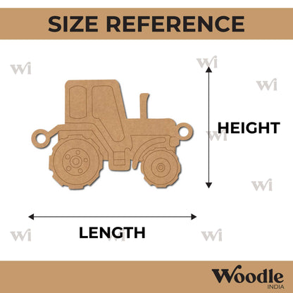 Tractor Rakhi Pre Marked MDF Design 1