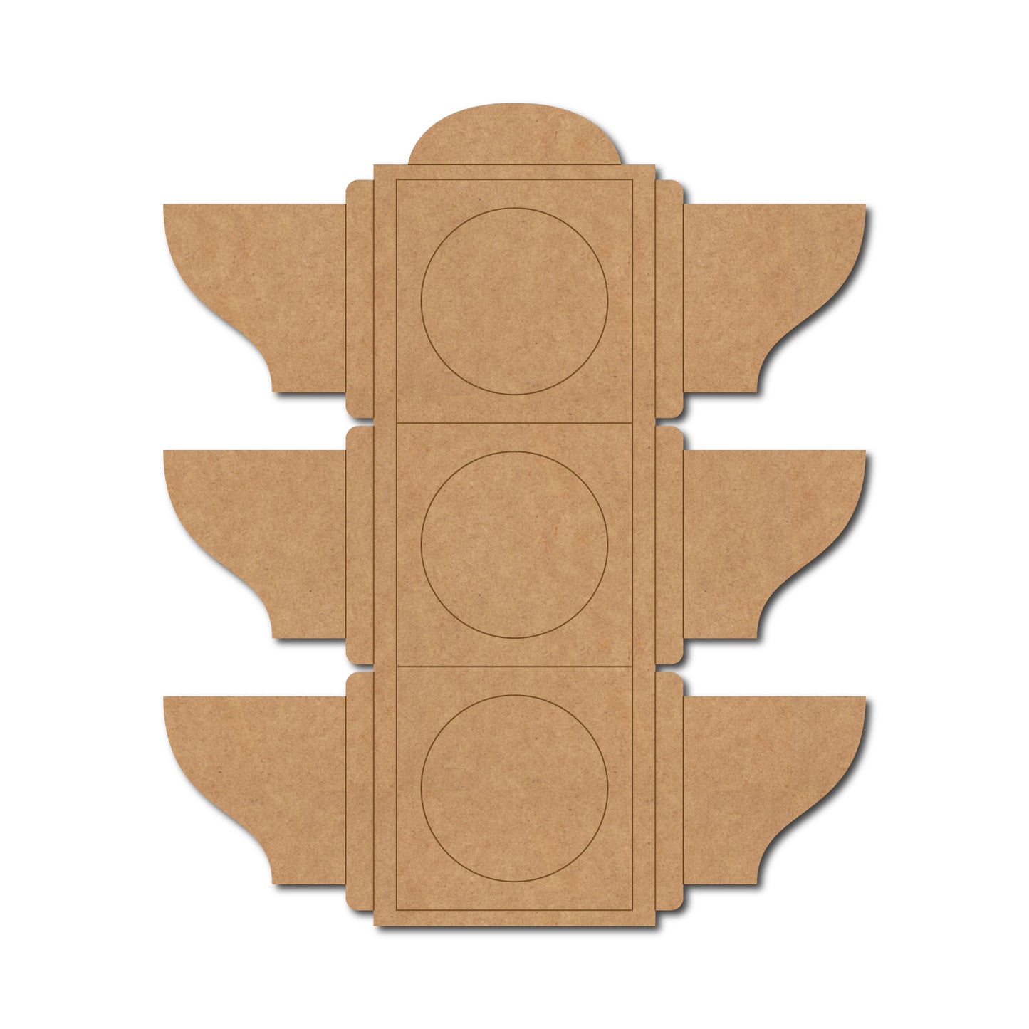 Traffic Light Pre Marked MDF Design 1