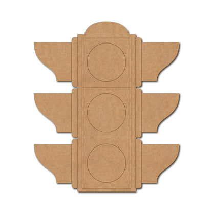 Traffic Light Pre Marked MDF Design 1