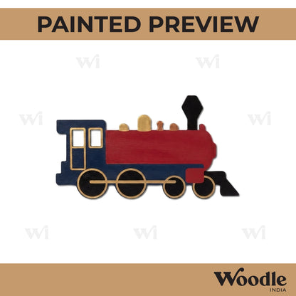Train Cutout MDF Design 1