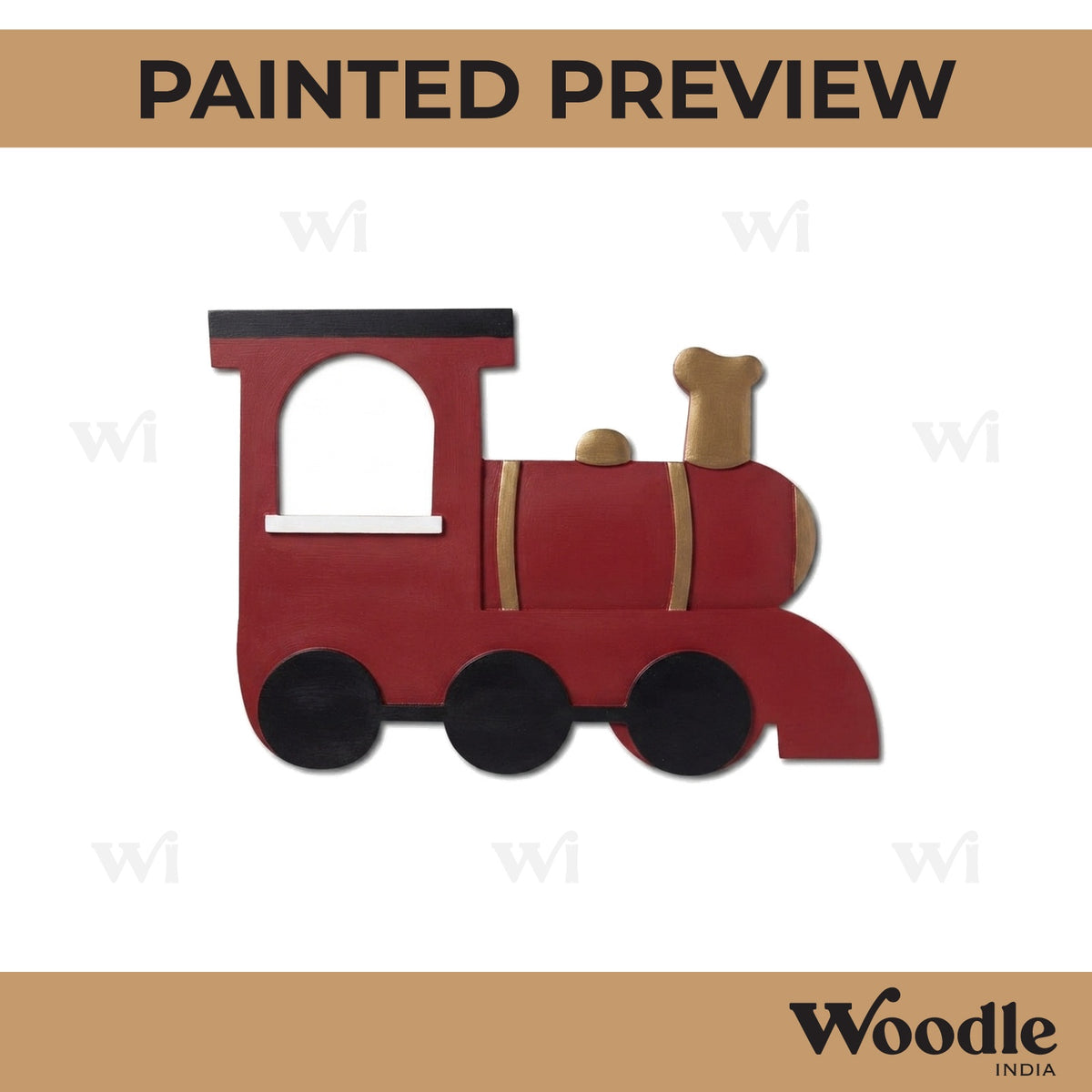 Train Cutout MDF Design 3