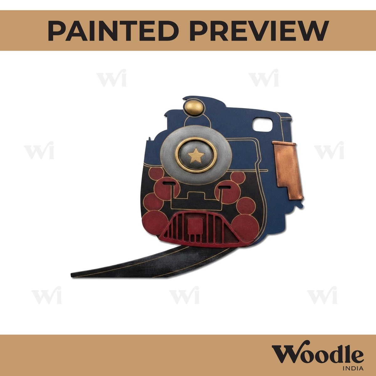 Train Pre Marked MDF Design 1