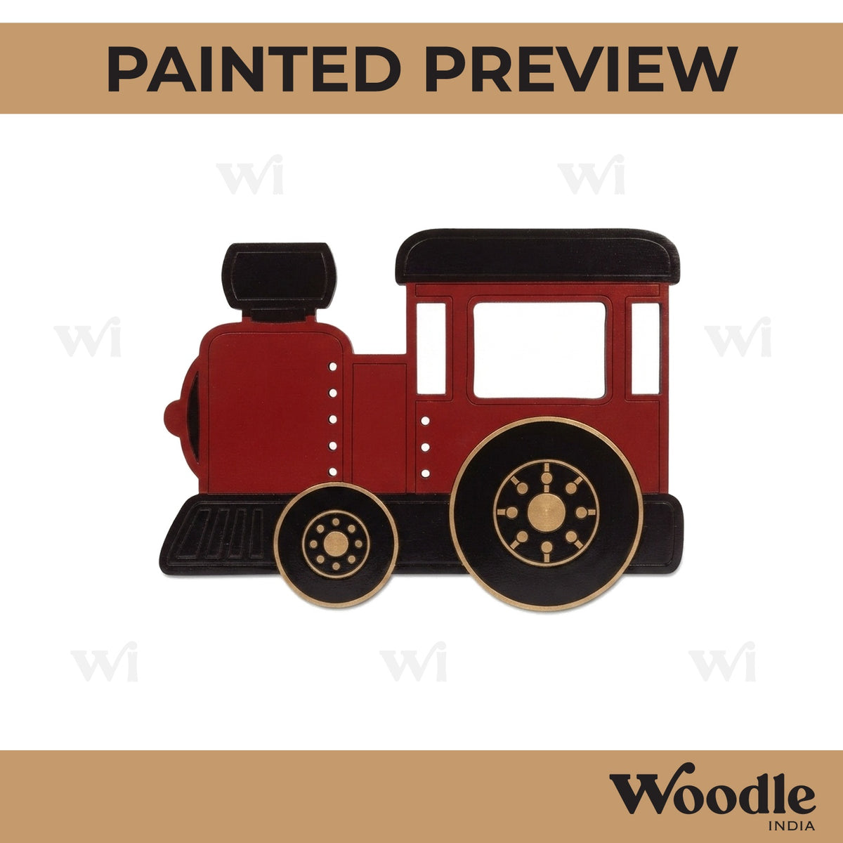 Train Pre Marked MDF Design 2