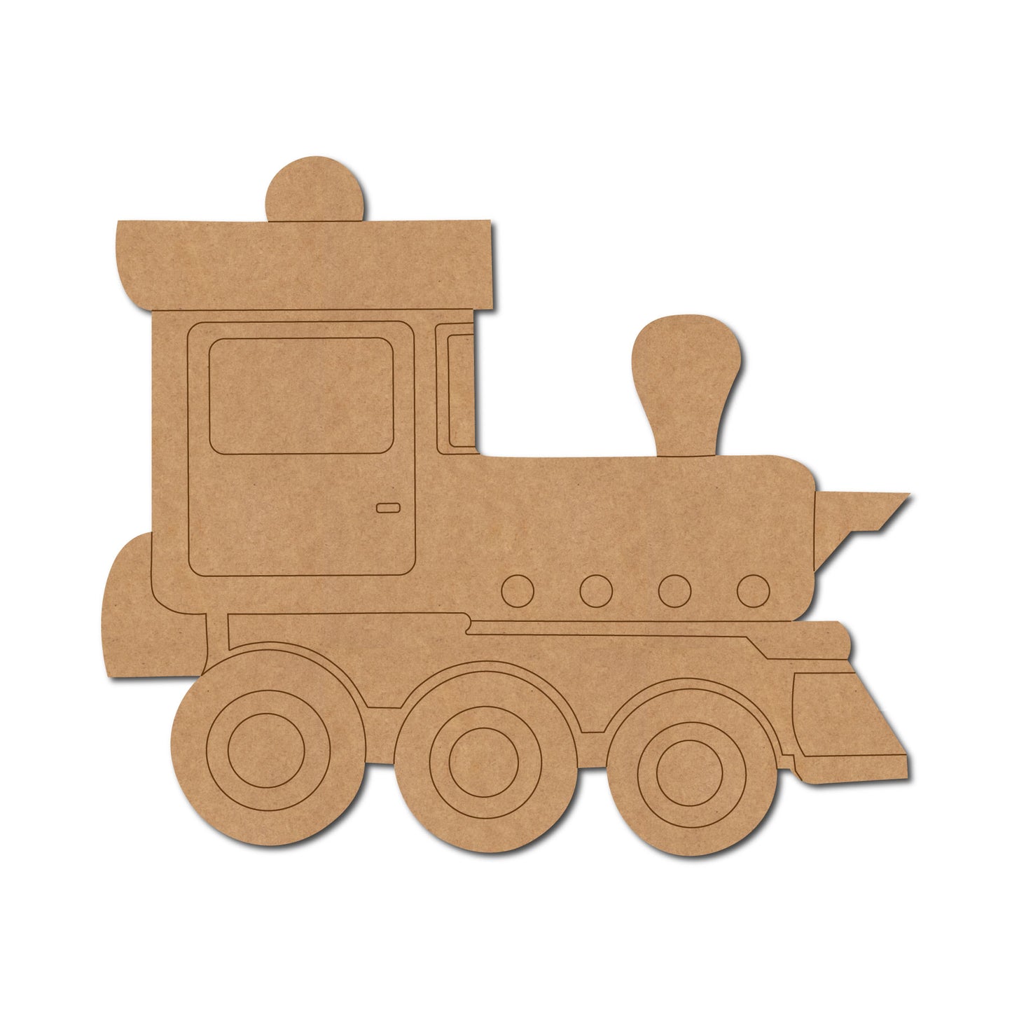 Train Pre Marked MDF Design 4