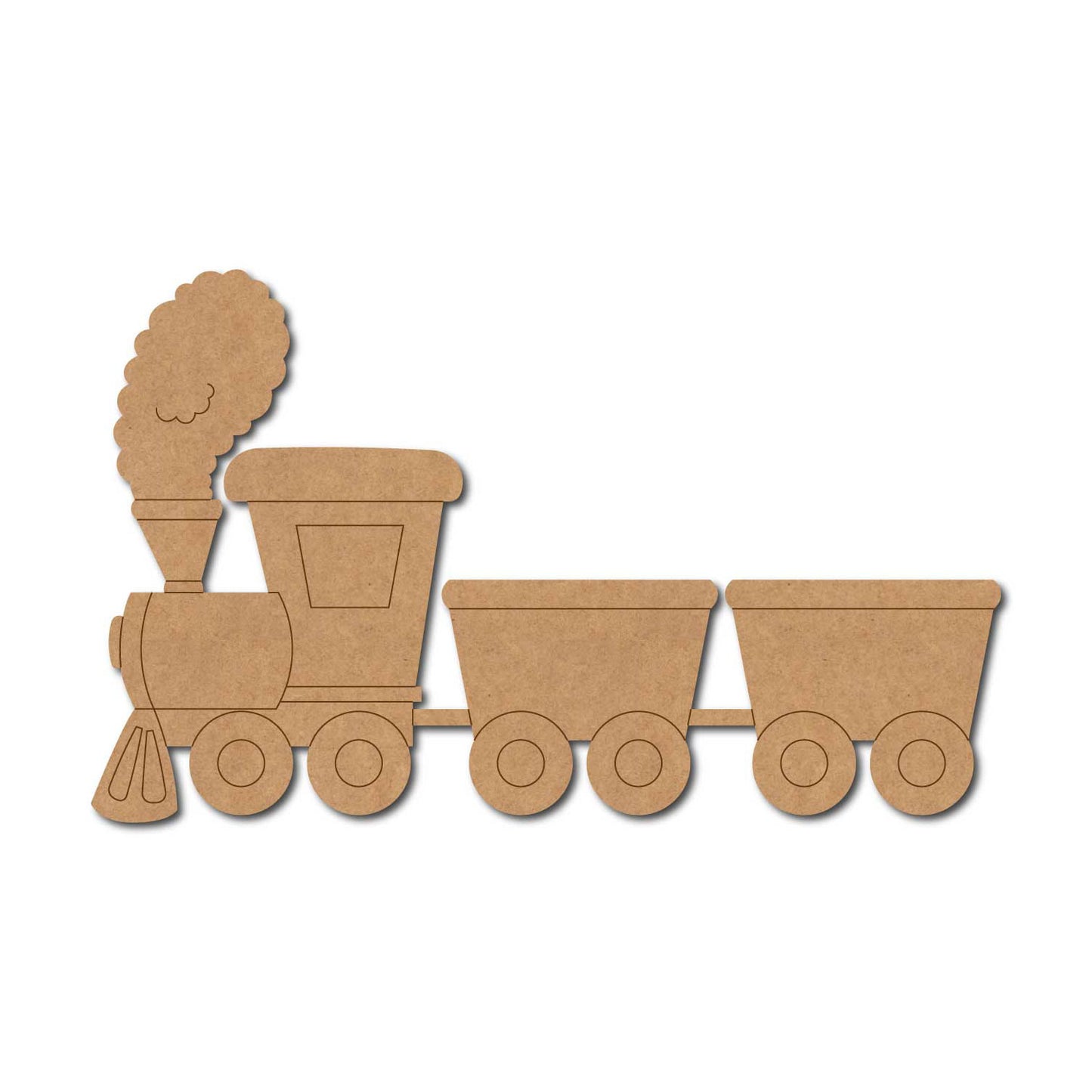 Train Pre Marked MDF Design 7