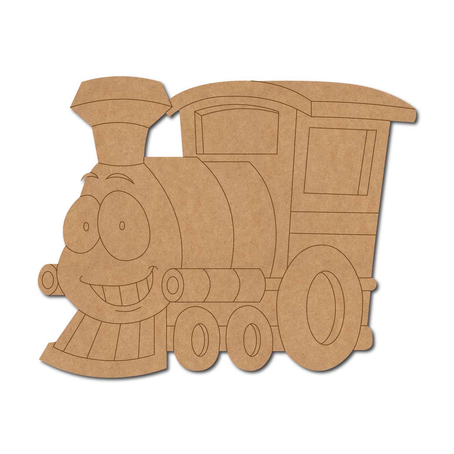 Train Pre Marked MDF Design 8