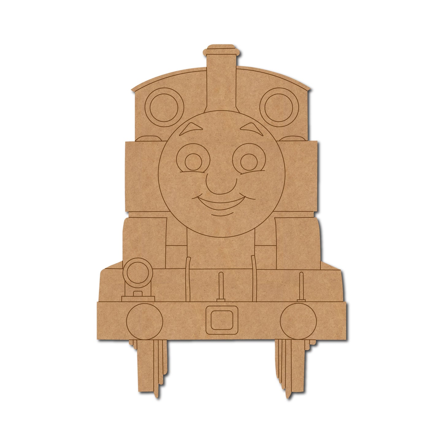 Train Thomas & Friends Cartoon Pre Marked MDF Design 1