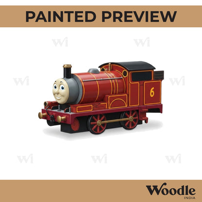 Train Thomas & Friends Cartoon Pre Marked MDF Design 4