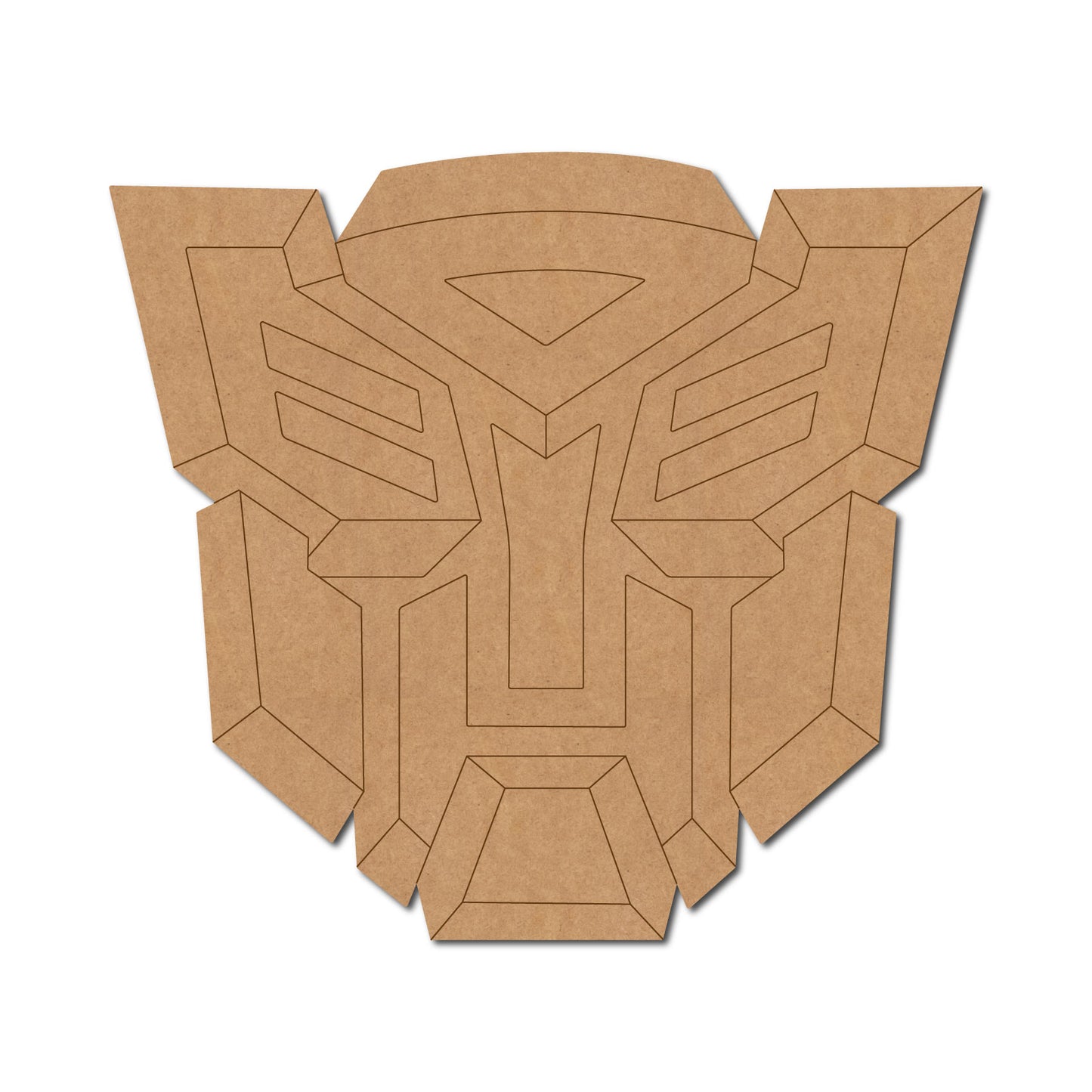 Transformers Logo Pre Marked MDF Design 1