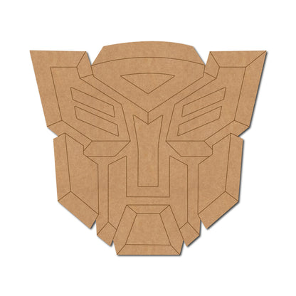 Transformers Logo Pre Marked MDF Design 1