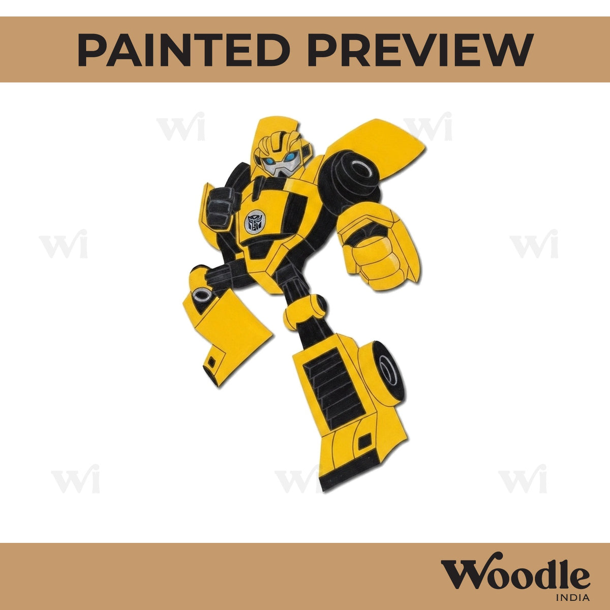 Transformers Pre Marked MDF Design 1