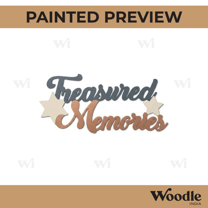 Treasured Memories Cutout MDF Design 1