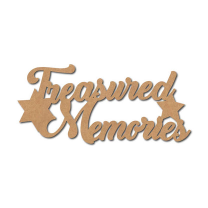Treasured Memories Cutout MDF Design 1